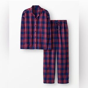 Hanna Andersson Red and Blue Plaid Pajama Set (Unisex)